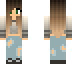 grey blue girl