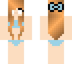 herobrine's bikini girl skin