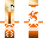 orange dragon girl