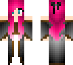 pink medival villager girl