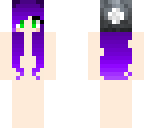 purple hair base with hat
