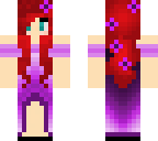 purple prom dress girl