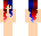 red and blue hair base