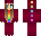 red dino girl