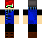 red head and scarf