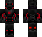red neon robot