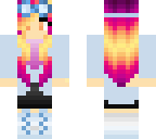 sunset sience girl