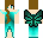 teal fairy girl