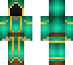 water mage with cyan robe