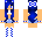 blue beach girl