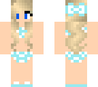 blue bikini