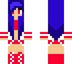 blue chearleader