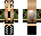 camo wolf girl