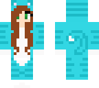 cat onesie girl blue