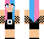 cotton candy black dress