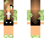 curly hair green