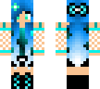 cute blue girl