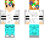 cute flower chibi boy