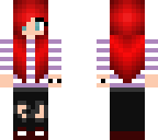 dark red hair