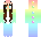 edited girl in dino pjs