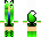 edited green wolf girl