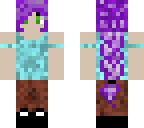 girl with purple hair