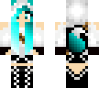 light blue wolf hunter girl