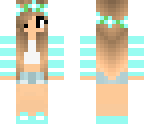 light turquoise girl