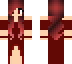 me in a red gown
