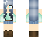 me with blue hair