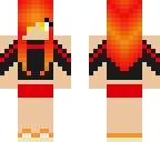 neon fire girl