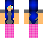 pajama blue hair