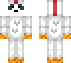 panda in a chicken suit