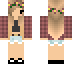 plaid flower crown