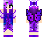 purple butterfly girl