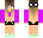 purple hair girl