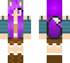 purple wolf girl edit