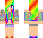 rainbow girl