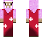 red dress sheep