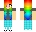 sleepy rainbow hair