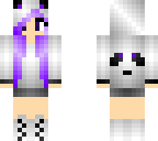 violet panda girl