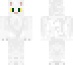 white cat skin