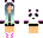 1 panda girl pink