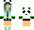 2 panda girl
