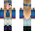 blue and purple
