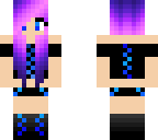 blue cute girl 