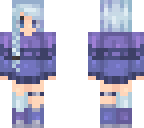 blue girl