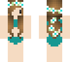 blue swimsuit