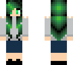 cute green headed summer outfit or winter outfit
