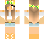 cute spring cat girl